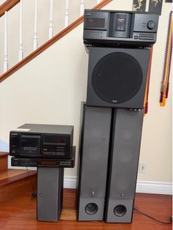 Speakers, Subwoofer, CD players, central speakerss, synthesized