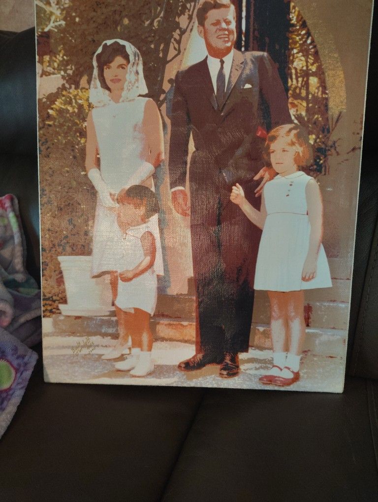 John F Kennedy And His Family In Palm Beach Florida Easter Sunday 1963