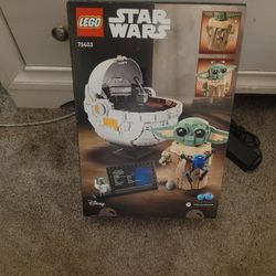 Grogu With Hover Pram Lego Set