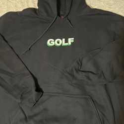 Golf Wang 3D Logo Chromakopia Green Hoodie Black XL
