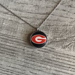 Georgia Bulldog Necklace