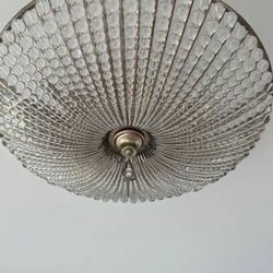 Leah 6 Light 25 inch Antique Silver Semi Flush Mount Ceiling Light - $750