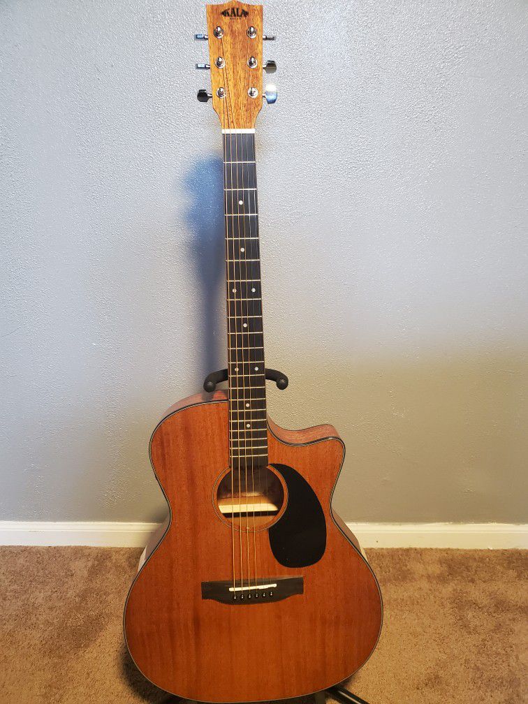 Kala Mahogany Thinline Acoustic Guitar