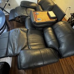 Luxury Electric Reclinable Set - Juego De Sala Reclinable Electrico