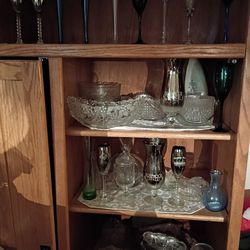   Crystal Glasses, Vintage 30s Through 80s 