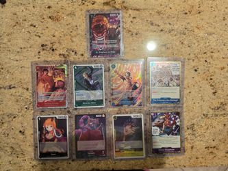 Lot of One Piece, Yu-Gi-Oh!, Pokemon TCG, & Pokemon PokeTrivia Movie Cards