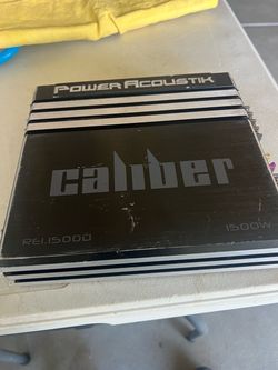 Power acoustic 1500 W amplifier $60 obo