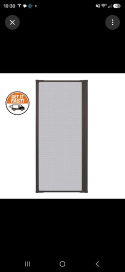 Andersen LuminAire 93199 Retractable Screen Door 36 x 78 Black