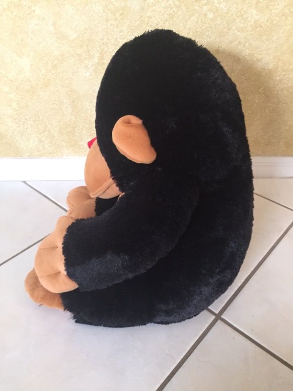 Gorilla Stuffed Animal with Valentine's Day Heart