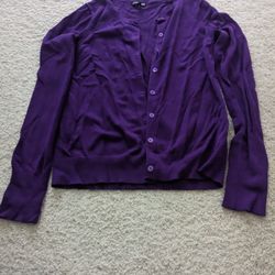 Purple Cardigan