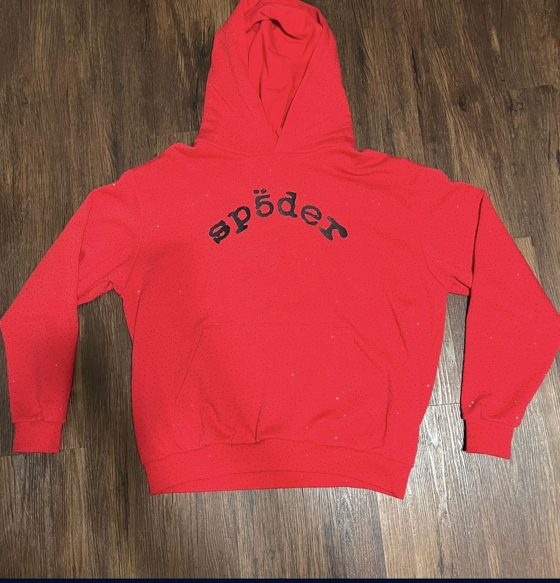 Red Vvs Spider Hoodie 