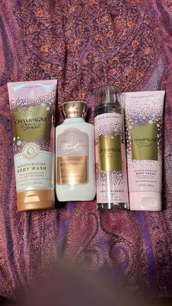 Bath and Body Works women’s CHAMPAGNE TOAST fragrance set