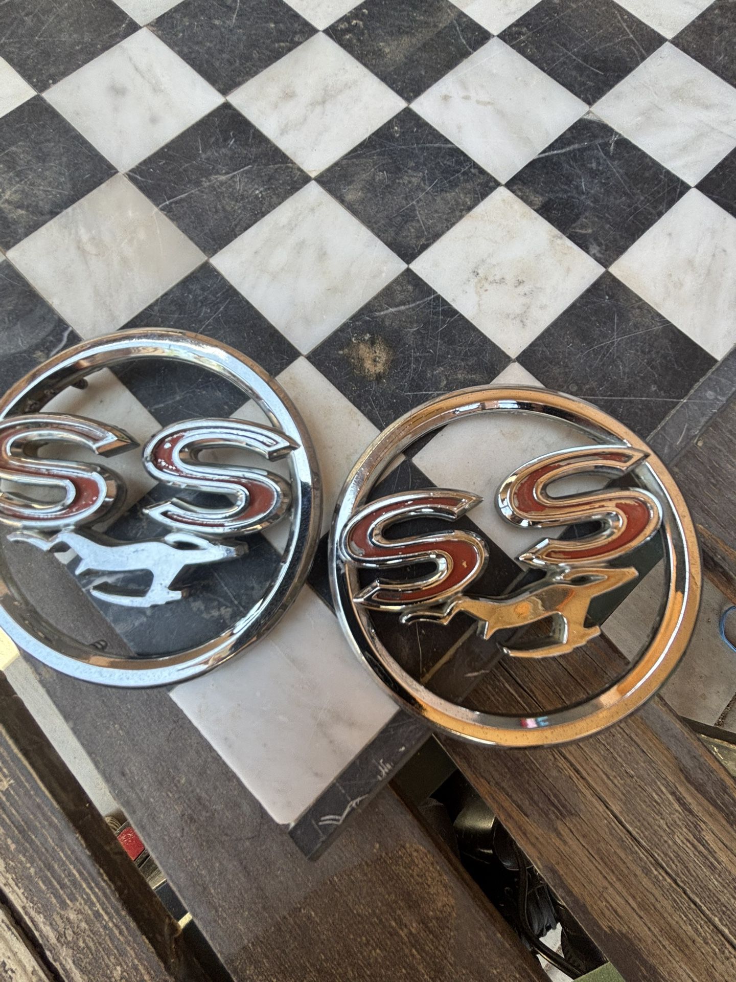 1963 impala Ss Emblems