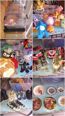 MAKE ME AN OFFER! RESELLER CALL! Various items mostly new!! Plush toys, shoes, decor, Christmas etc Kendall area