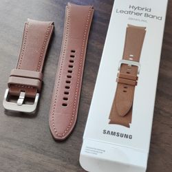 Samsung Galaxy Watch5 Hybrid Leather Band 20mm M/L Camel