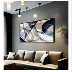 Modern Geometric Abstract  Wall Art