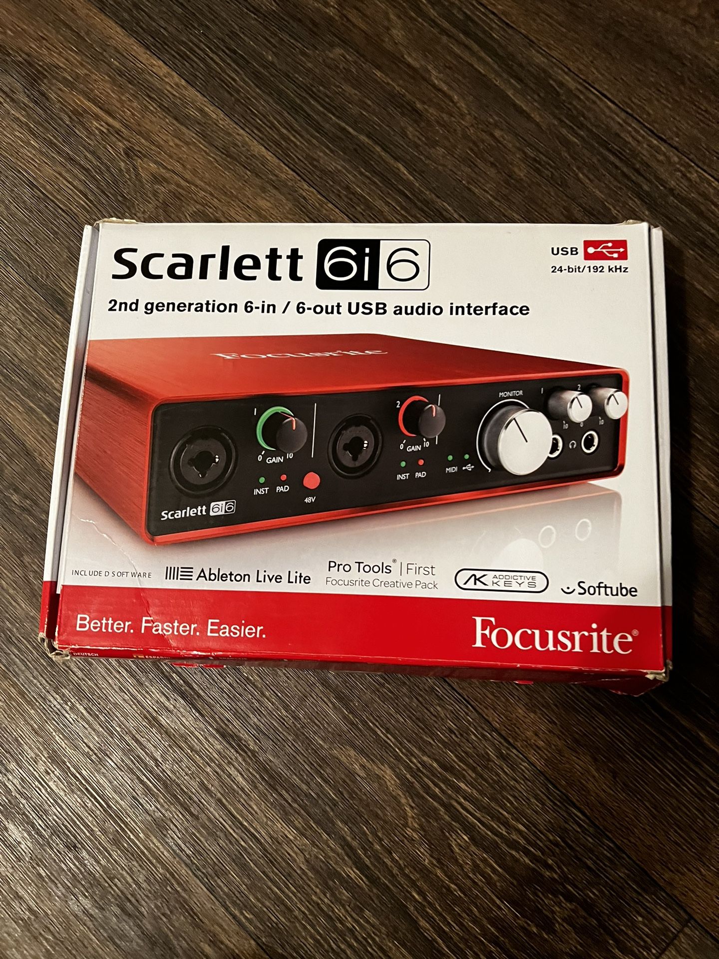 Focusrite Scarlett 6i6, 2nd Generation Musical instruments Focusrite Scarlett 6i6, 2nd Generation Musical instruments