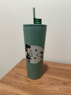 Snoopy starbucks stainless steel tumbler