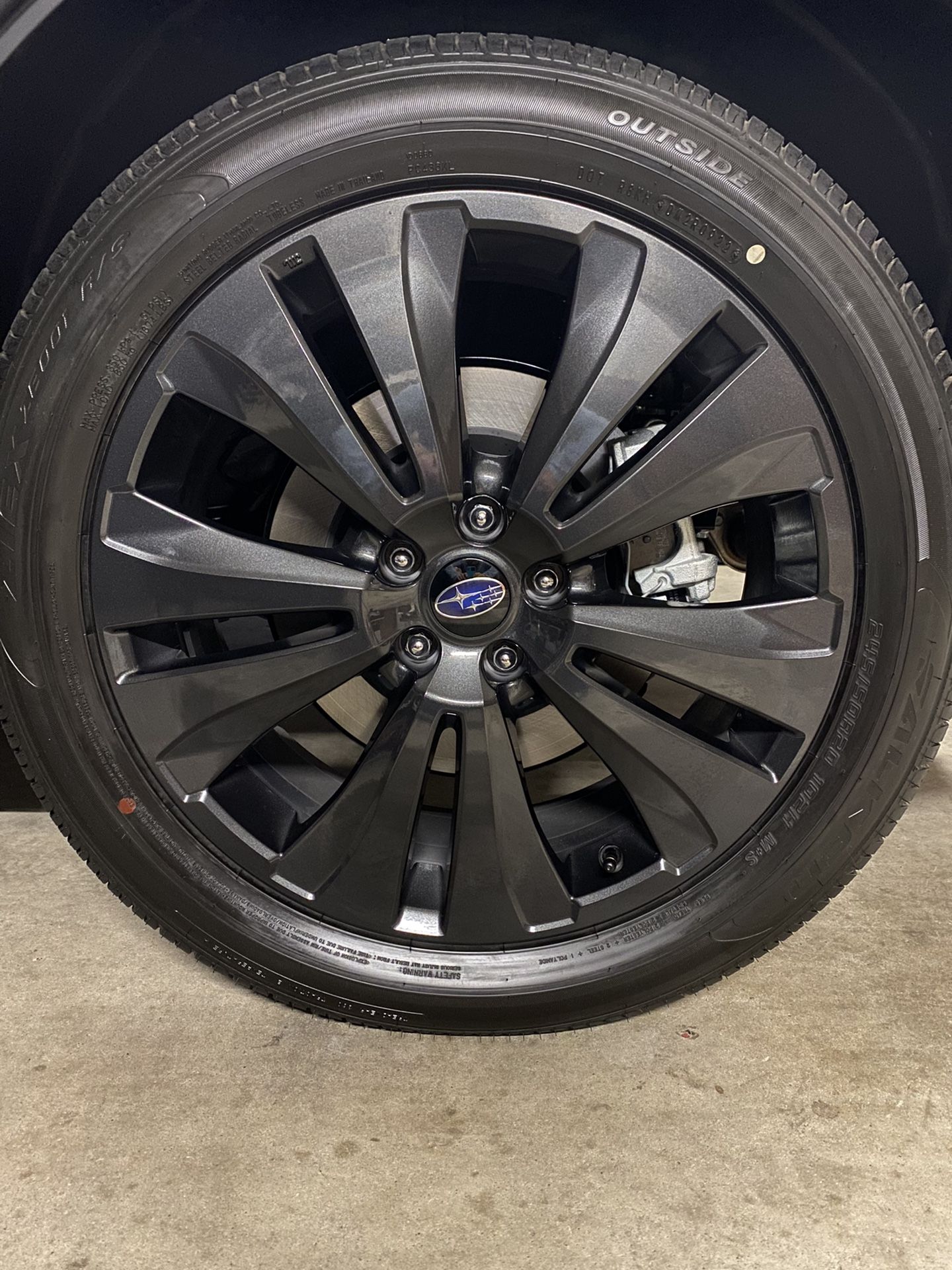 Subaru Onyx Wheels 20”
