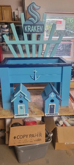 Kraken Planterbox/ Birdhouses