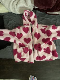 PINK EXTREME HEARTS HOODIE