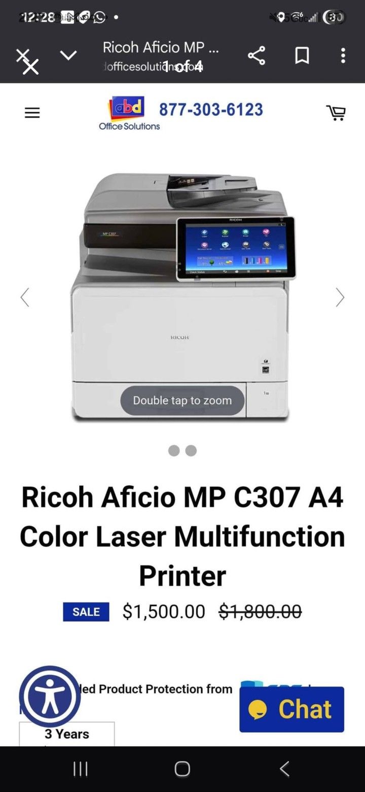 Lanier mp c307 printer