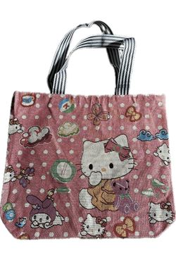 Hello Kitty Canvas Tote Bag 