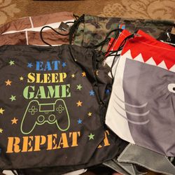 12 drawstring bags New