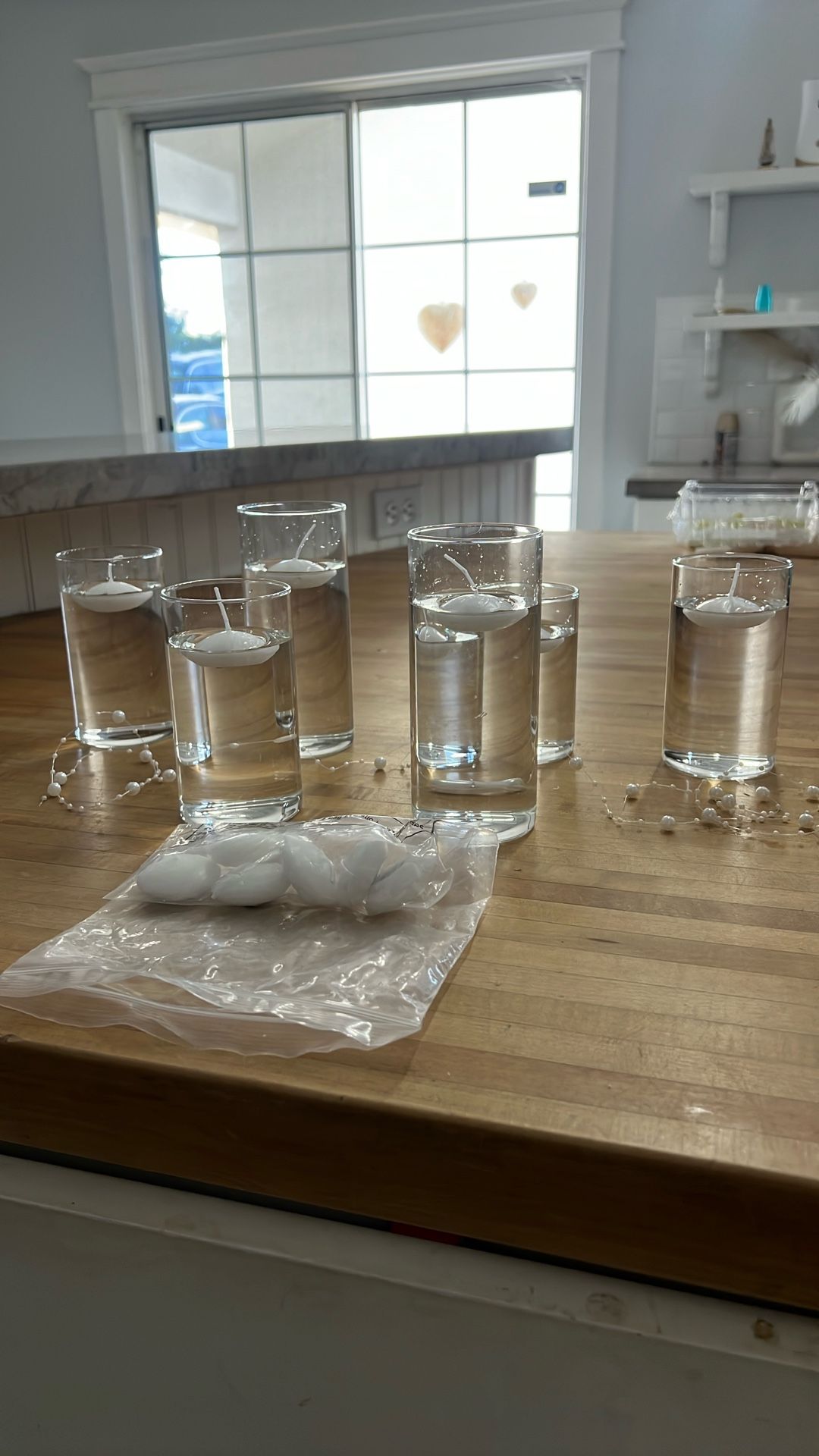 6 Brand New Floating Candles