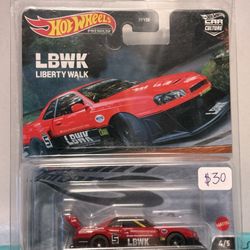 Hot Wheels Premium Mountain Drifters Liberty Walk Red Nissan Skyline R34 Silhouette 