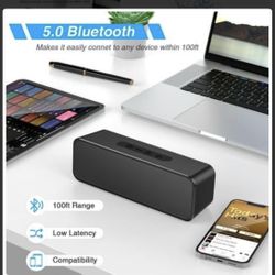 Portable Bluetooth Speaker, Wireless 
