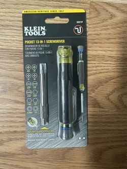 Klein Tools 13-in-1 Multi-Bit Pocket Precision Screwdriver