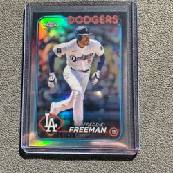 2024 Topps Chrome Freddie Freeman Lid Exclusive/99