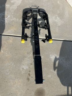 Tow hitch, bicycle rack