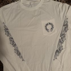 Chrome Hearts White Long Sleeve Size L