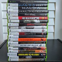 Huge Lot of Xbox and Xbox 360 Games 