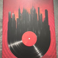 Record Canvas Painting 