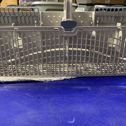 Indoor silverware holder for whirlpool dishwasher