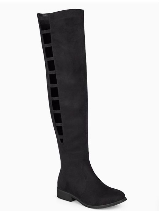 Journee Thigh High Wide Calf Boots 