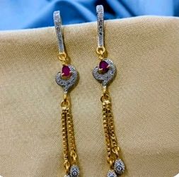 Long Dangle Earrings 