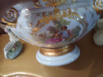 Gorgeous antique limouge vase