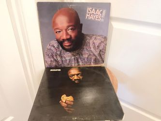 Lot of 2 Vintage Isaac Hayes LP Vinyl Records