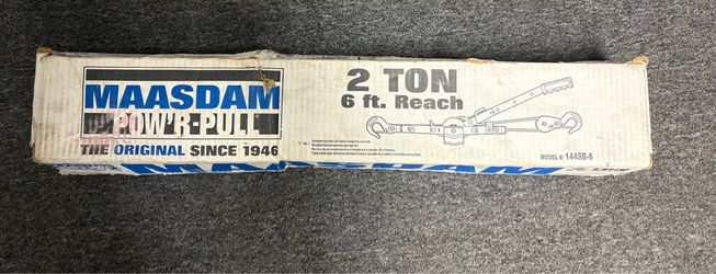 Maasdam Cable Puller 2 Ton 12 Ft Cable 6 Ft Lift Heavy Duty USA Made Hand Winch
