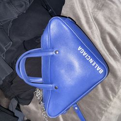 Blue Balenciaga Bag 