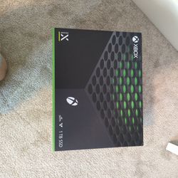 Unopened XBox series X (Black)