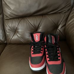 Red And Black FILA