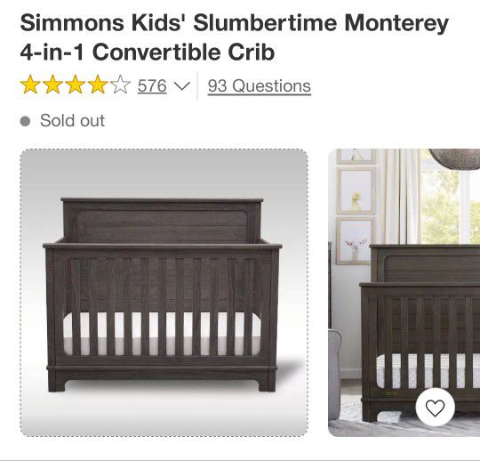 4 In One CRIB/BED 