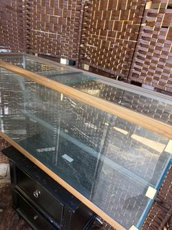 Aquarium / terrarium big 60 gallos It is missing the lid.
