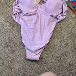 Lilac One-Piece Swimsuit