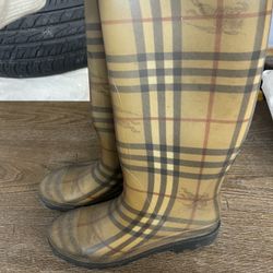 Burberry Rubber Rain Boots 